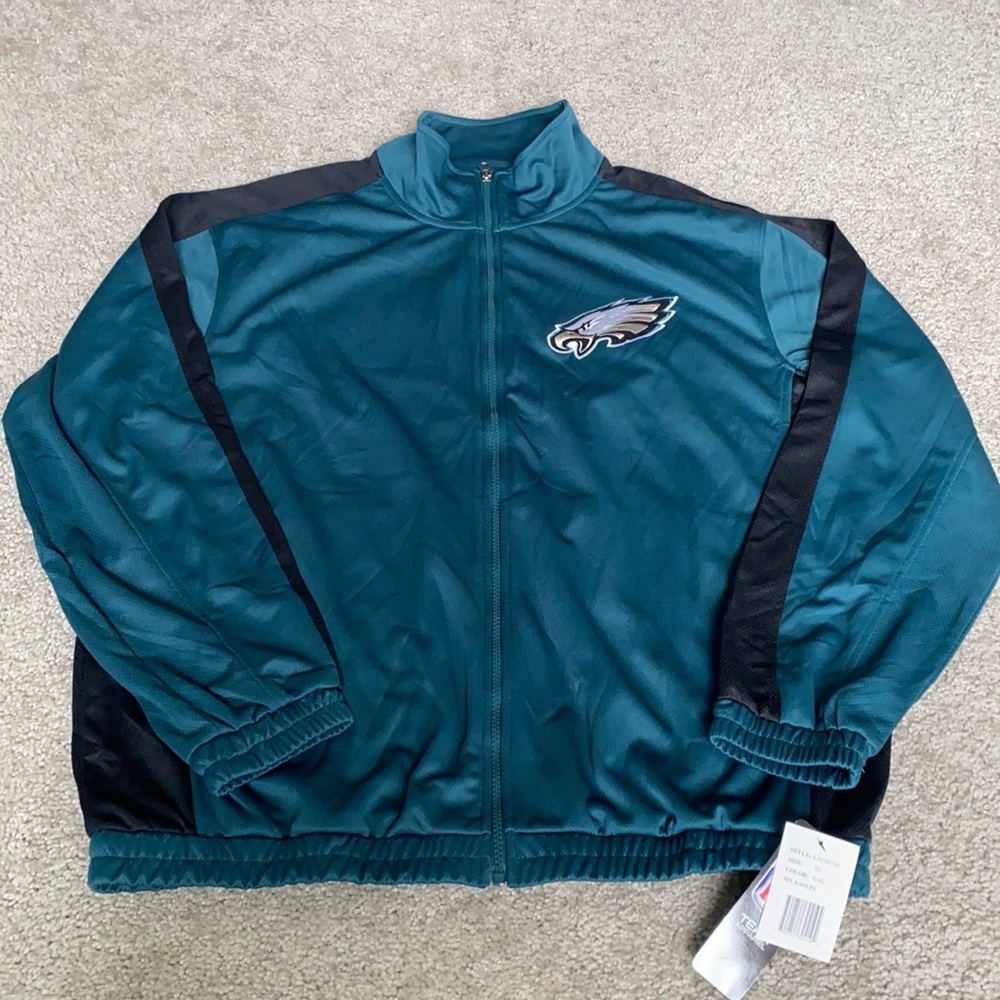 NFL Eagles track jacket size XL